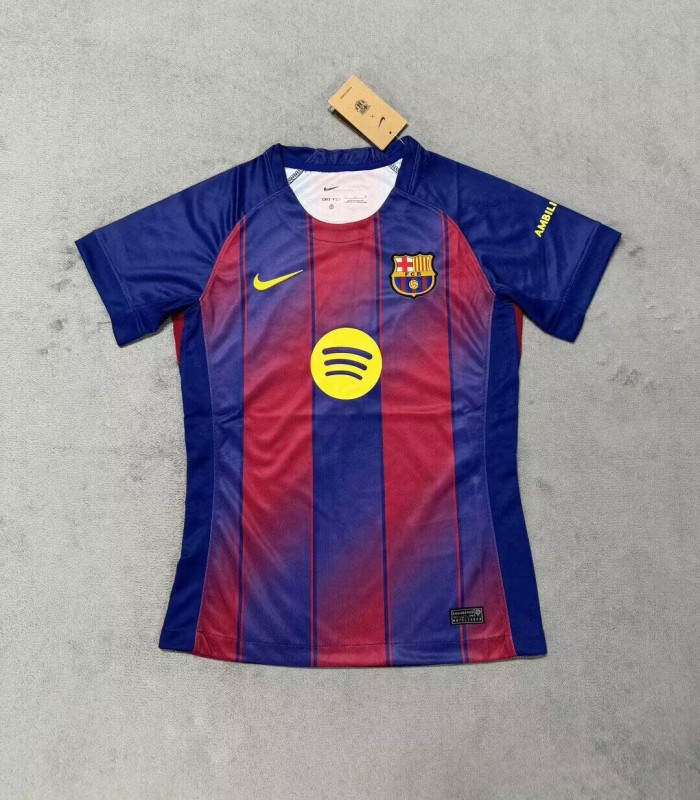 2025-26  Women  Barcelona home Cheap Soccer jersey
