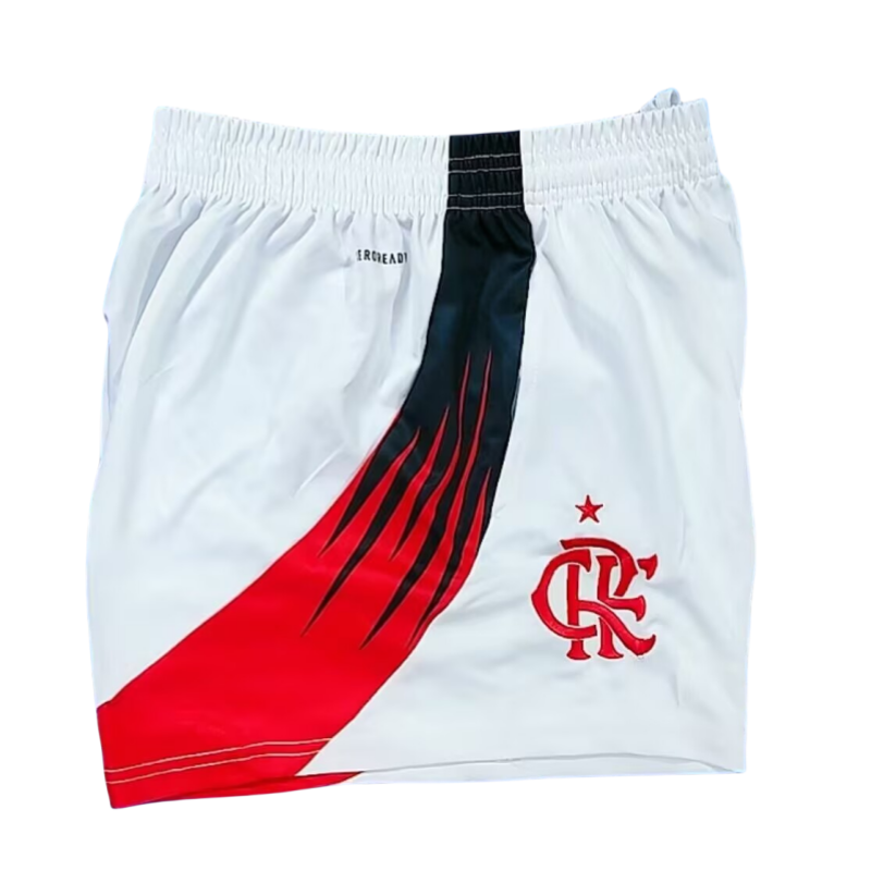 24-25 Wowen Flamengo away white Shorts Pants