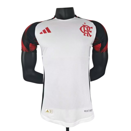 2526 Player version Mens Flamengo away white soccer Jersey