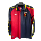 1997-98 Mens Genoa away Long sleeve Soccer Jersey