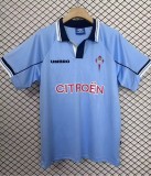 1997-98 Mens Celta black home Retro  Soccer Jersey