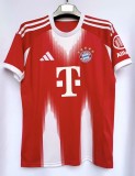 2025-26 Mens Bayern Munich red  home  soccer Jersey