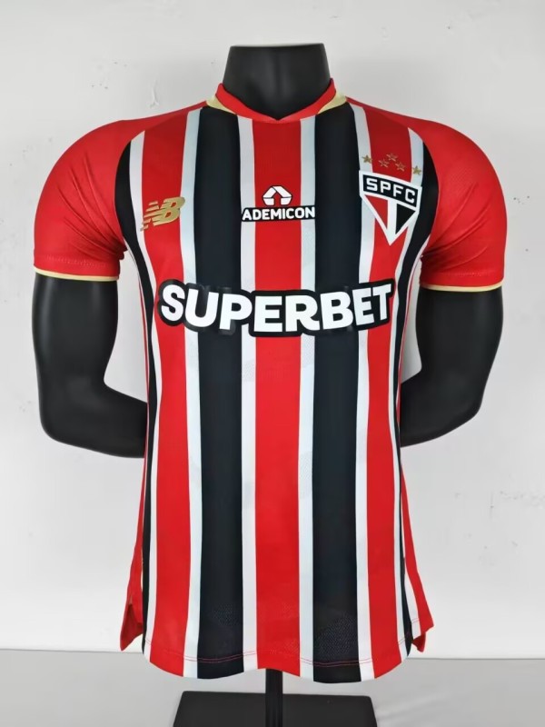 2025-26 Player Version  Sao Paulo away Soccer Jersey