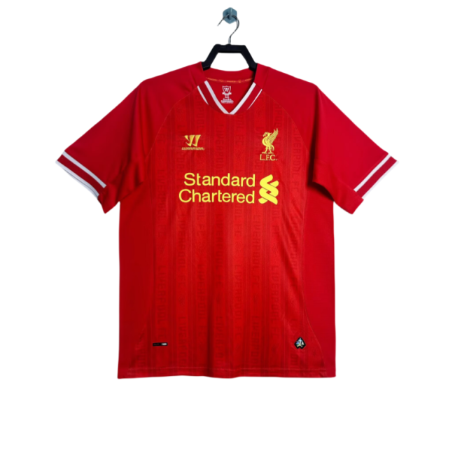 2013-14 Retro Mens  Liverpool  red home soccer tersey
