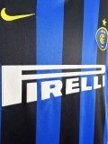2002-03 Mens Inter Milan black Retro home soccer  Jersey