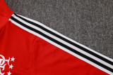 2024/25 Mens Flamengo red   Retro version Jacket Training Suit