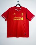 2013-14 Retro Mens  Liverpool  red home soccer tersey