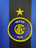 2002-03 Mens Inter Milan black Retro home soccer  Jersey