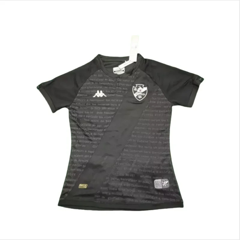 2526 Womens Vasco da Gama Black goalkeeper jersey