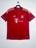 2013-14 Retro  Mens Bayern Munich  Home red soccer jersey