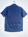 2002-03 Mens Barcelona black Retro Third  away Soccer Jersey