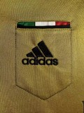 2013-14 Mens AC Milan Retro yellow  Away Soccer Jersey
