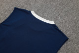 2025-26 Mens Portugal royal blue Vest Short traning suit