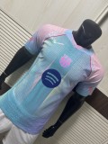 2025-26 Mens Barcelona blue Special Edition  Player  soccer jersey