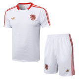 2025-26 Mens Bayern Munich white 125th Anniversary Edition Training Short Suit