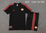 2025-26  Mens Manchester United black  Short Training Suit