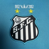 Retro  Santos Third away Long sleeve Jersey Mens 2012/13