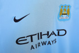 2013-14Mens Retro Manchester City blue home soccer Jersey