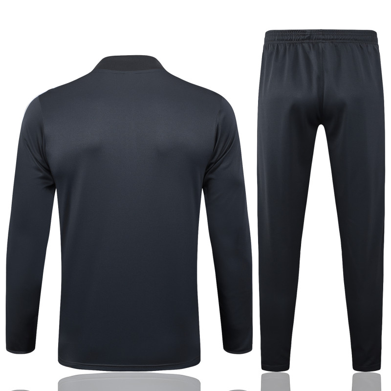 2025-26 Mens Argentina black Half pull Training suit