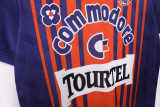1993-94 Mens psg home orange soccer jersey