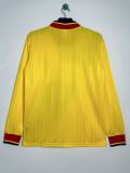 1993-94 Retro Arsenal home Jersey Mens yellow Long sleeve