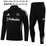 2025-26 Kids  Inter Miami Jacket Black Training Suit