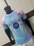 2025-26 Mens Barcelona blue Special Edition  Player  soccer jersey