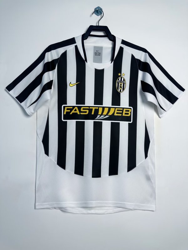 2003-04 Mens Juventus Retro Home soccer Jersey