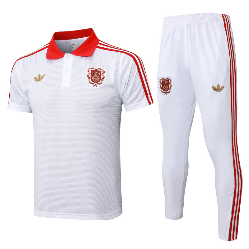 2025-26 Mens Bayern Munichwhite 125th Anniversary Edition short training