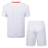 2025-26 Mens Bayern Munich white 125th Anniversary Edition Training Short Suit