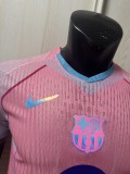 2025-26 Mens Barcelona Pink Special Edition  Player  soccer jersey