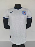 2025-26 Mens BaHia home white  Player version Soccer Jersey