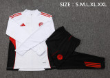 2025-26 Mens Bayern Munich White Half-pull Training Suit