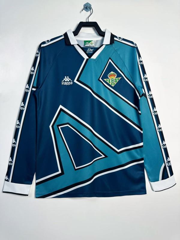 1995-1997 Real Betis away Long sleeve Retro soccer jersey