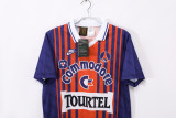 1993-94 Mens psg home orange soccer jersey