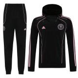 2025-26 Mens  Inter Miami Black hoodie Training Suit