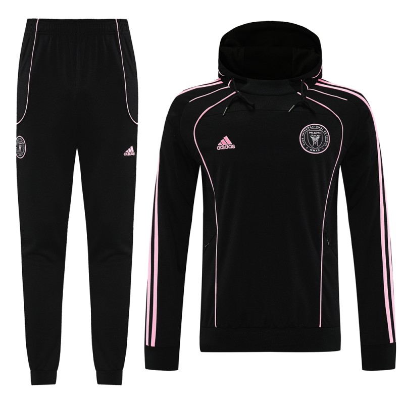 2025-26 Mens  Inter Miami Black hoodie Training Suit
