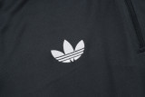 2025-26 Mens Argentina black Half pull Training suit