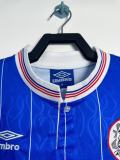 1989-90Mens  Ajax Away Retro Soccer Jersey
