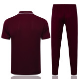 2025-26 Mens Bayern Munich red polo Training Suit