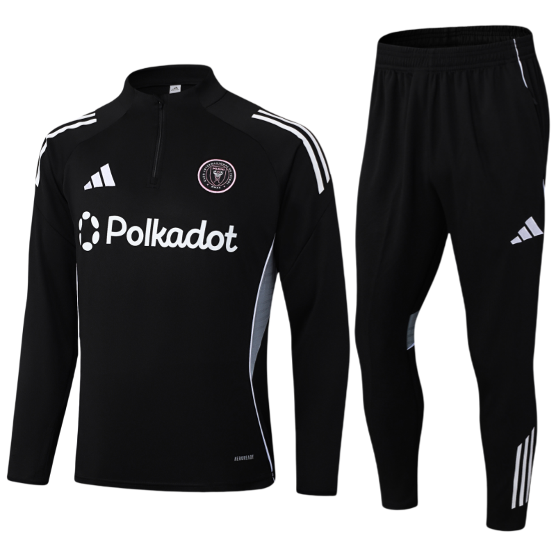 2025-26 Kids  Inter Miami Jacket Black Training Suit