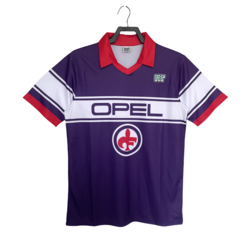 1983-85 Retro  Fiorentina home Jersey Mens