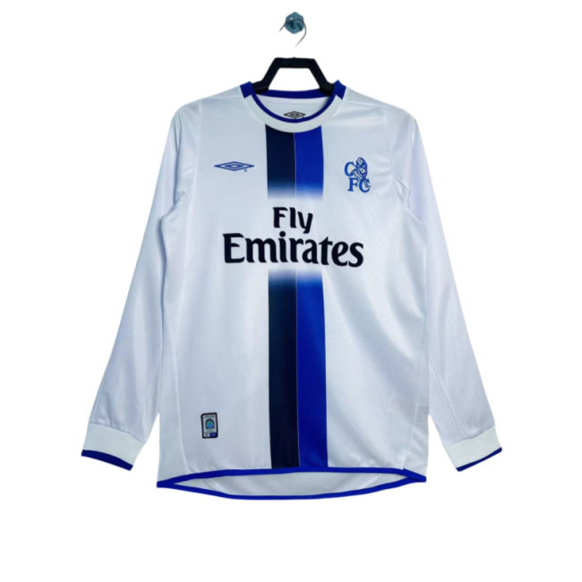 2003-05 Mens Chelsea blue Retro away Long sleeve Jersey