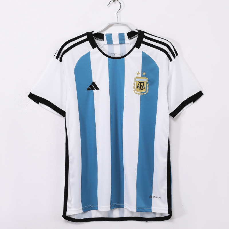 2022 Retro Mens  Argentina  home soccer  Jersey
