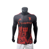 2025-26  Mens Manchester United Red Demon Commemorative Edition Player version Soccer Jersey