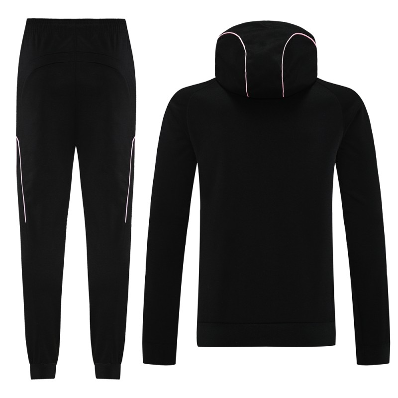 2025-26 Mens  Inter Miami Black hoodie Training Suit