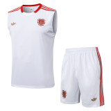 2025-26 Mens Bayern Munich white 125th Anniversary Edition Vest short training
