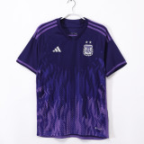 2022 Mens Argentina Away  Fans Soccer Jersey