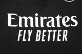 2025-26 Mens Real  Madrid black Half-pull Training Suit
