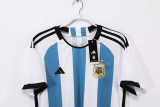2022 Retro Mens  Argentina  home soccer  Jersey